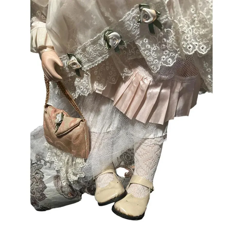 Doll 25” large made Bella rose I call her Bella the porcelain doll she is very h
